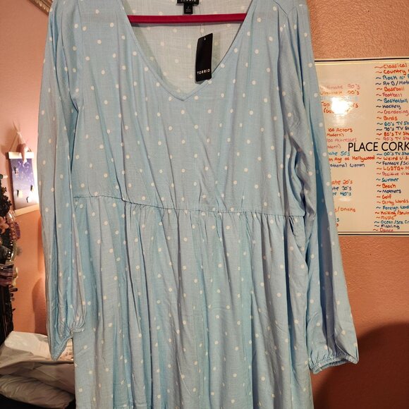 Torrid Polka Dot Dress - Picture 3 of 4